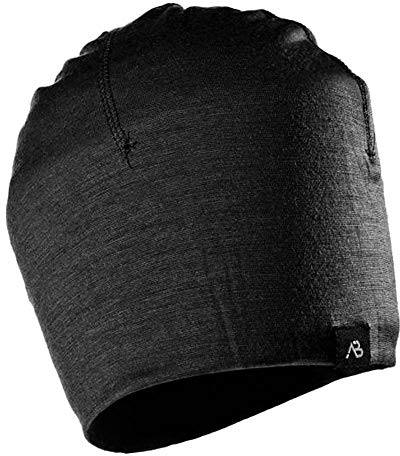 A.Blöchl Sportliches Beanie Lite Merino aus Wolle (Schwarz)