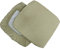 Russo Tessuti 6 Cuscini Sedie Cucina Coprisedia Imbottiti Tinta Unita Vari Colori Elastico-Beige