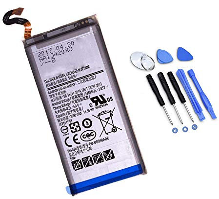 WYGUO EB-BG950ABE Remplacement de la Batterie pour Samsung Galaxy S8 G950 G950V G950A G950T G950P G950R4 (11.55V 3000mAh)