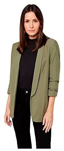 PIECES Femme Pcboss 3/4 Noos Blazer, Vert Lichen, XL EU
