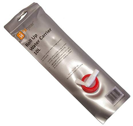 Hi-Gear Roll Up Water Carrier, Silver, One Size