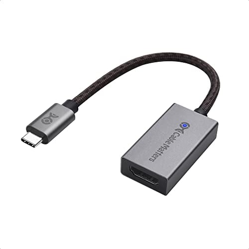 Cable Matters 48Gbps Adaptateur USB C vers HDMI 2.1, Prend en Charge HDR 8K@60Hz/4K@240Hz, Adaptateur Thunderbolt 4 vers HDMI 2.1, Compatible Thunderbolt 5 - La résolution maximale sur Mac - 4K@60Hz