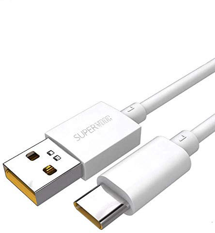 Cable de Datos USB Tipo C Compatible Carga SUPERVOOC 65W para OPPO Reno 4, 4 Pro, Find X2, X2 Pro, Find X3, X3 Pro, X3 Lite
