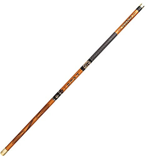 YADLCR Canne à pêche en Carbone de Canne à Carpe, Canne à pêche télescopique Chinoise de Section Longue de 8 m à 15 m, matériel de pêche (Size : 10m)