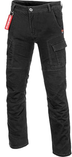 Büse Fargo Motorrad Textilhose, schwarz, 62