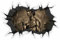 3D Brick Crack Wand Bruce Lee Kung Fu Aufkleber Wand Poster Vinyl
