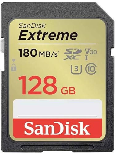 SANDISK - Cards Extreme Plus 128 GB SDHC-Speicherkarte 190 MB/s, 90 MB/s, UHS-I-Klasse