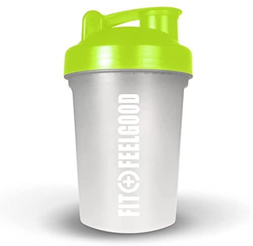 Layenberger Fit+Feelgood - Shaker Lime, 400 ml, con filtro rimovibile, lavabile in lavastoviglie