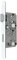 SN-TEC Standard Badezimmer Türschloss mit weißer Stulp, 55/78/8, Stulp: 20 x 235mm abgerundet weiß DIN Links (BAD/WC LINKS)