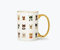 RIFLE PAPER CO. Coole Katzen Tasse für den täglichen Gebrauch und Versammlungen mit einzigartigen Designs, für Freunde und Familie zu jeder Zeit des Jahres, Kaffee-Tee-Enthusiasten und mehr