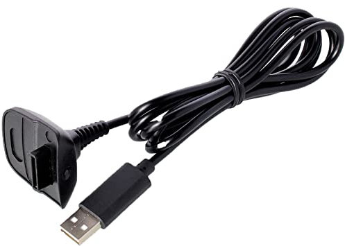Vinciann Cavo ricarica cavetto caricabatteria USB per controller wireless gamepad compatibile con Xbox 360