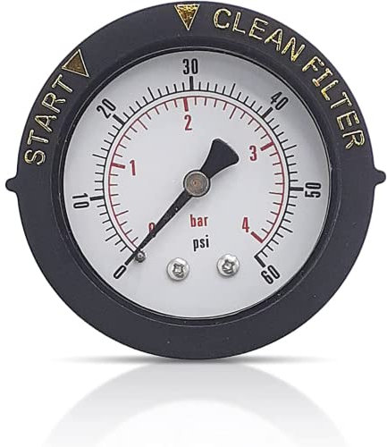 Swimables ECX2712B1 Manomètre de rechange pour filtres Hayward DE, à sable et à cartouche | Compatible avec le filtre Hayward ProGrid DE, le filtre SwimClear et les filtres XStream | Remplace