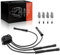 Frankberg 1x Zündspule+4x Zündkerze Kompatibel mit Clio II BB CB D4F 2001-2002 Kangoo Express FC0/1 D4F 2001-2004 Twingo I C06 D4F 2001-2004 Replace# 8200051128