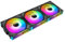 ICOLER UNI Fan 120 Fan Infinity Mirror Module Daisy-Chain 5V ARGB PWM Case Fans 120mm Triple Pack Suitable for Computer Case