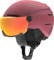 ATOMIC SAVOR VISOR STEREO Skihelm mit Visier - Maroon - Größe L - Maximale Stoßdämpfung - Active Aircon Belüftungssystem - Hochwertige Verspiegelung für klare Sicht