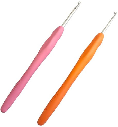 Coyoax Metall Rundstricknadel Set, 6stk Metall Sockenstricknadeln 2.5mm/3mm und 2stk Häkelnadeln, Rundstricknadel für Socken, Ärmeln, Mützen und Handschuhen