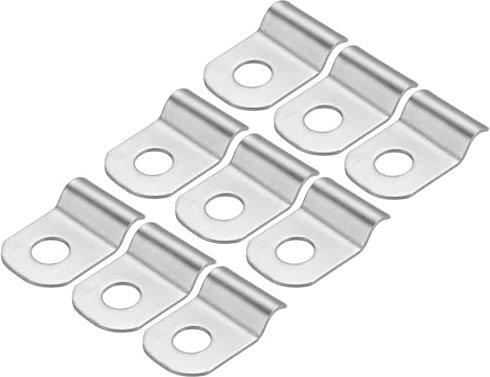 QUARKZMAN 60 Stück Rohrschellen Edelstahl- Befestigungsschelle Schlauchschnalle Kabelschellen | Rohrhalter für Rohrdurchmesser Ø 3mm