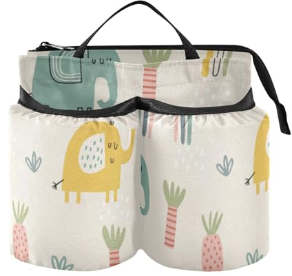 FRODOTGV Porte-gobelet pour valise, 1,2 l, mains libres, porte-gobelet, bagages, 2 porte-gobelets