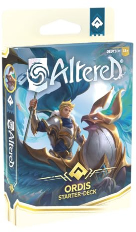 Equinox, Altered: Jenseits der Tore, Ordis Starter Deck, 40 Karten, Sigismar, der Stratege - nicht-kampfbasiertes Gameplay, Sammel-Trading Card Game, Alter 13+, 2 Spieler, 20-30 Minuten, Deutsch