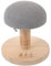 Manga Acolchada Tabla De Planchar Madera Herramienta De Planchado Taburete De Planchado Accesorio Sujetador Taburete De Planchado Ropa Curvada Tabla De Planchar Accesorios De(Gris y Blanc or Azar)