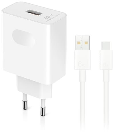 HONOR 66W Supercharge Ladegerät für Honor HN-110600E00 6A USB C Ladekabel Stromadapter für Honor Original 200Lite Magic6 6Pro 6Lite 5Lite 5Pro Honor 90Lite 70 Magic Pad 9 Pad X9 X8
