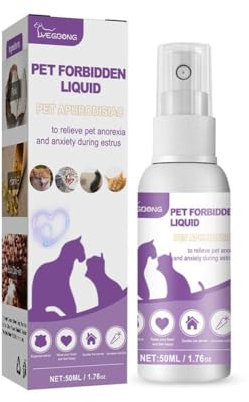Spray para aliviar la ansiedad para gatos, solución calmante a base de feromonas
