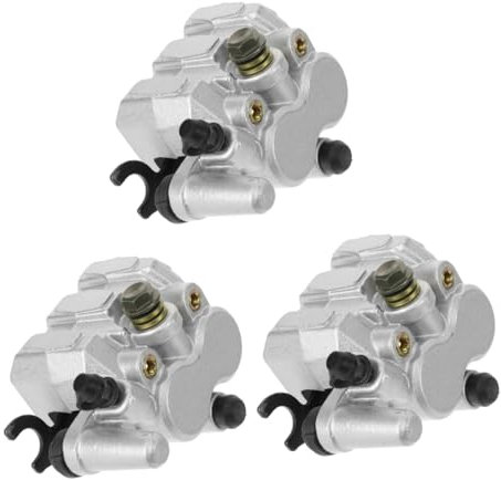 PartyKindom 3stücke Motorcycle Brake Caliper Front Brake Caliper Assembly Hochwertige Bremsleistung Einfache Installation Kompatibel Mit Verschiedenen Motorrädern Und Atvs Langlebige