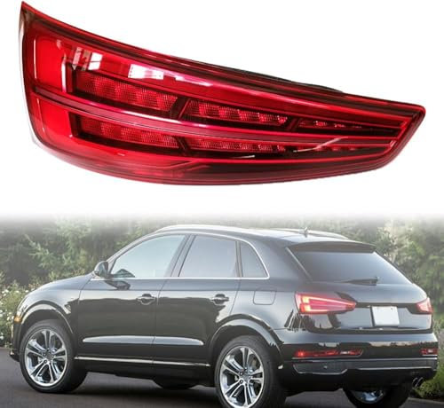 Auto Rücklicht Komplettsets,für Audi Q3 2016 2017 2018 2019, Auto Rückleuchten Heckleuchte Baugruppe Linke Rechte Rücklichter Gehäuse Ersatz Zubehör,A