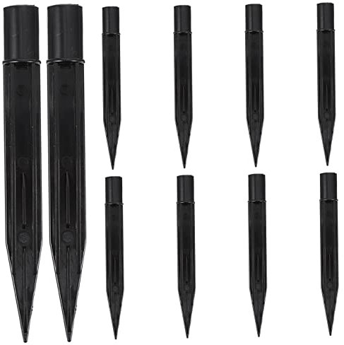 KITANDOVE 10 stücke Solar Licht Spikes Ersatz Boden Stake für Garten Pathway Wetterfeste Outdoor Garten Stakes