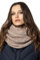 VIVISENCE Damen Winter Loop Schal Aus Modischer Gemütlich Wärmendem Garn Mit Doppelt Um Den Hals Tragbar Kalte Wintertage Frauen Elegante Und Sportliche Outfits Winter, Braune Melange,Einheitsgröße