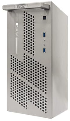 GITSTAR Desktop Intel Core 12/13 Generation Processor I3-12100, intel H610, 8GB DDR4 RAM 128GSSD 1TBHDD, HDMI+VAG+8USB, Windows 10/11, linux Home, GPC-160 (I3-12100/8G/128GSS/1T)
