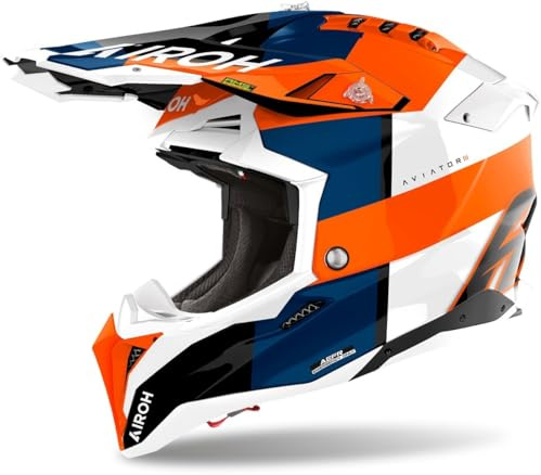 AIROH Aviator 3 Monarch Orange Gloss S