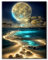 Landschaft Diamond Painting, Diamond Painting Erwachsene, 5d Diamant Painting Bilder, Diy Diamond-Painting Mosaikherstellung Bastelset, Geeignet Entspannen Als Geschenk und Wanddeko 30x40cm