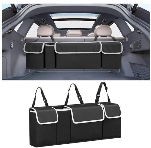 XWSBUDE Kofferraum Organizer Tasche, für Ford Transit Custom 2012-2024 Wasserdicht Multifunktionale Kofferraumtasche Faltbare Hinteren Kofferraum Aufbewahrungstasche