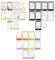 30 PCS Photo Border Stickers, Mini Instant Photo Frames, Photo Decoration Stickers, Photo Film Frame Stickers, Lovely Mini Photo Film Stickers Compatible with Instant Camera Film(颜色:Colorful)