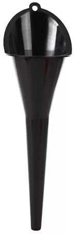 Embudo de combustible, Embudo de boca larga manos libres, kit de embudo de gasolina portátil universal, reabastecimiento de combustible de coche, embudo de aceite de cuello largo,Rojo + Negro