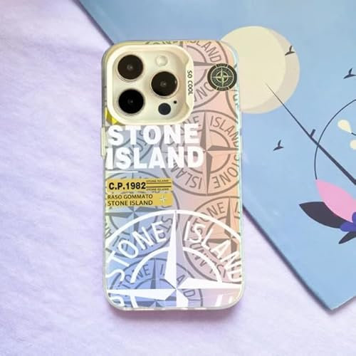 Générique Coque pour iPhone Stone Island Multicolor1 (iPhone 13 Pro)