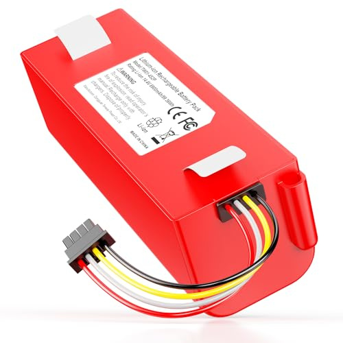 14.4V 6900mAh Ersatz Akku für Xiaomi Roborock S4 S5 S6 S7 S8 S50 S51 S52 S53 S55 S502 Max/MaxV/MaxV Ultra/Pure,Akku für Roborock Q5 Q7 Q8 Max/Max+/Max Plus