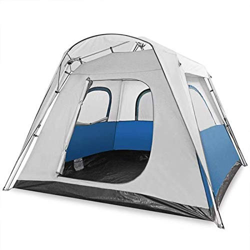 5-8 Person Beach Tent, Changing Room Privacy Tent, Double Layer, for Family, Festival, Hiking, Backpacking, Easy to Set up and Pack. (Blue Blue) Beautiful Scenery