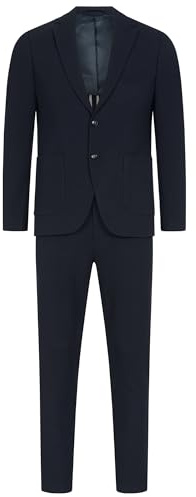 JEFF Herren JFLandon Anzug Set 2-teilig Anzugjackett und Hose Herrenanzug | Eleganter 2 teiliger Herrenanzug mit Stretch im Regular Fit, Herrensakko, Anzughose, Businessanzug, Hochzeitsanzug für Männer