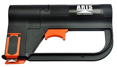 Aris - Forbici per carta da parati elettriche originali – Set base – taglio preciso di carta da parati bagnata e asciutta – aiuto per tappezzeria da parete e tavolo – lame incluse – strumento di