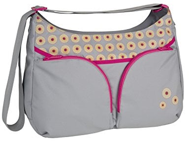 Lässig Basic Shoulder Bag Wickeltasche/Babytasche inkl. Wickelzubehör, grau