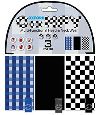 Oxford Unisex Adult Comfy Multi-Functional Head And Neck Loop Scarf - Gingham, One Size