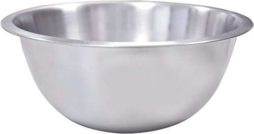 Viscio Trading 175411 Insalatiera con Bordo, Acciaio, Argento