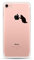 CrazyLemon Kreativ Hülle für iPhone 8 iPhone 7, Transparent Klar Weich Silikon Handyhülle Durchsichtig Kleine Schwarze Katze Muster Vollschutz Schutzhülle für iPhone 8 iPhone 7 - Pattern 25