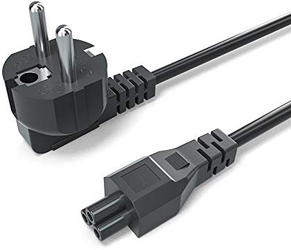 QYD C5 Cavo Caricatori Cable Alimentazione Adattatore con Presa a 3 Poli originale Cavo di alimentazione Cavo di Sostituzione per Portable notebook, laptop, computer, monitor e TV