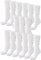 hummel Unisex Fundamental Sportsocken - 15er Pack I Weiß 41/45