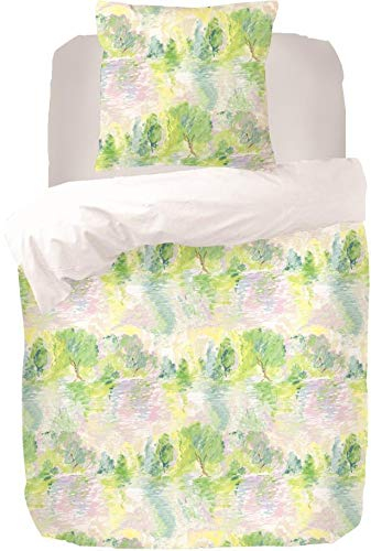 Kayori Rai Bettwäsche aus 100% Tencel 135 x 200cm+80x80 Farbe Natur
