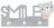 Bieco Smile Crochet Portemanteau pour enfant | Porte manteau mural enfant en bois | Patere porte manteau enfants Pateres pour enfants 25 cm 3 patères | Porte manteaux enfants Portemanteau enfant