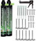 Bricoloco Kit Ancoraggio Chimico Professionale Epossidico | Tassello chimico e accessori | Kit professionale 2 Tasselli chimici 300ml +5 Ugelli+1 PISTOLA+10 Setacci (12x80)+10 Asparagi (8x100)